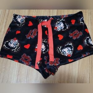 Betty Boop Plushy Pajama Shorts Size Large (Runs Small)